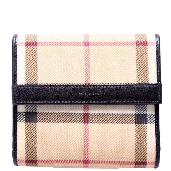 Burberry Nova - classic plaid print bifold wallet - Picture 1 of 12